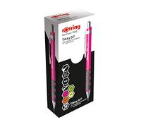 rOtring Tikky Mechanical Pencil, HB, 0.7 mm, Assorted Neon Colours, Box of 12