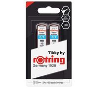 rOtring Tikky Mechanical Pencil Lead Refills | 0.7mm, BB | 2 x 12 Hi-Polymer Leads (24 leads)