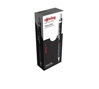 rOtring Tikky Mechanical Pencils, HB 0.35 mm, Black Barrels, 12 Count