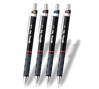 rOtring Tikky Retractable Pencil Set, 4-teiliges Set, Black , 1