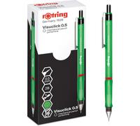 Rotring Visuclick Mechanical Pencil 0.5 mm 2B Lead Lively Green Barrel 12 Count