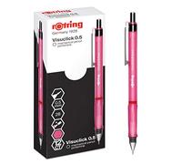 rOtring Visuclick Mechanical Pencil | 0.5 mm | 2B Lead | Lively Pink Barrel | 12 Count