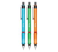 rOtring Visuclick Mechanical Pencil | 0.7 mm | 2B Lead | Lively Pink, Green & Blue Barrels | 3 Count