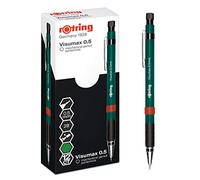 rOtring Visumax Mechanical Pencil | 0.5 mm | 2B Lead | Dark Green Barrel | 12 Count