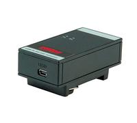 Rotronic Roline 12021007 1 Port Black USB 2.0 to RS-232 Adapter for DIN rail mount with Galvanic Separation