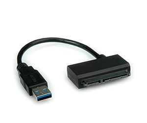 Rotronic Roline 12021043 USB 3.0 to SATA 6.0Gb/s Black
