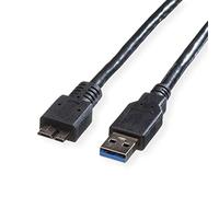 Rotronic Roline USB 3.0 Cable, A Male - Micro B Male black black 0,8m
