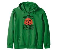 Rotten Pumpkin Horror - Creepy Jack O’ Lantern Zip Hoodie