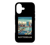 Rotterdam Netherlands Modern Skyline Travel Art Case for iPhone 17