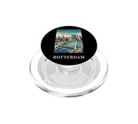 Rotterdam Netherlands Modern Skyline Travel Art PopSockets PopGrip for MagSafe