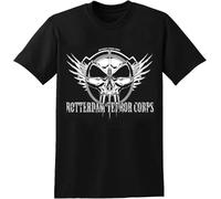 Rotterdam Terror Corps T-Shirt Summer Cotton Mens Black Tee
