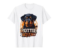 Rottie Squad | Rottweiler Puppy in Strong Look T-Shirt