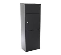 Rottner Parcel Keeper 1000 Stand Parcel Mailbox Steel HxWxD 1050x380x230 mm Cylinder Lock 2 Keys Mailbox including Mounting Material