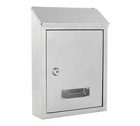 Rottner Udine Steel Post Box - Silver