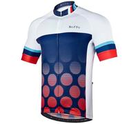 ROTTO Mens Short Sleeve Cycling Jersey Bike Shirt Cycle Top Stripe Series