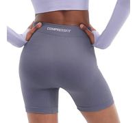 ROTTO Womens Yoga Shorts High Stretch Gym Shorts Flex-Fit Cycling Running Short Leggings High Waist Seamless Breathable Purple