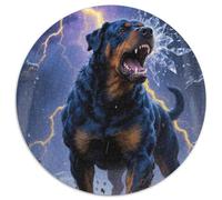 Rottweiler 1000 Pieces Jigsaw Puzzles For Adults Family Challenge Toys Stress Relieving Entertainment Exercise The Memory of The Brain for Adults And Kids, Age 12 Years Up 1000pcs (67.5x67.5cm)