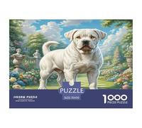 Rottweiler 1000 Pieces Jigsaws for Adults Educational Games Beautiful Home Decoration Art Colorful DIY Craft 70x50cm/1000pcs