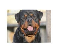 Rottweiler Babych,500 Pieces Puzzles for Adults-Wooden Jigsaw Puzzle for Adults Elderly
