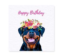Rottweiler Birthday Card