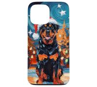 Rottweiler Christmas Art Aesthetic Dog Case for iPhone 13 Pro Max