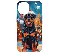 Rottweiler Christmas Art Aesthetic Dog Case for iPhone 14