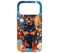 Rottweiler Christmas Art Aesthetic Dog Case for iPhone 17 Pro Max