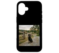 Rottweiler Country Path Farm Gate Guard Scene Case for iPhone 16