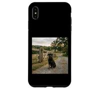 Rottweiler Country Path Farm Gate Guard Scene Case for iPhone XS Max