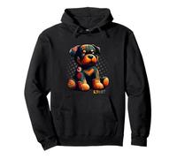 Rottweiler Dog Alternative Design - Grunge Punk Style Art Pullover Hoodie