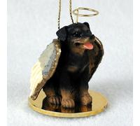 Rottweiler Dog Angel Figurine