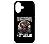 Rottweiler Dog Breed Warning This Property is Protected By a Case for iPhone 17