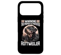 Rottweiler Dog Breed Warning This Property is Protected By a Case for iPhone 17 Pro Max