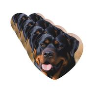 Rottweiler dog Car Air Fresheners Cards Set of 4 Pieces Personalized Car Fresheners Gifts for Men Women Auto Aromatherapy Tablets Hanging Scented Cards for Wardrobe Bathroom