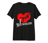 Rottweiler Dog Mom Dad Puppy Pet Owner Love Premium T-Shirt