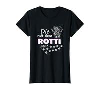 Rottweiler Dog Walking with the Rotti T-Shirt