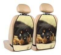 Rottweiler Dogs Cute Dogs Puppy Pets Small,2 Pack Car Seat Kick Mats Back Seat Protector Durable Back Seat Organiser