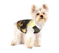 Rottweiler Dogs Cute Dogs Puppy Pets Small,Cotton Sleeveless Pet T-Shirt Soft Stretchy Puppy Breathable Vest,M