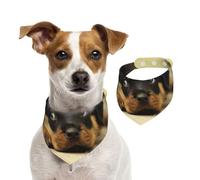 Rottweiler Dogs Cute Dogs Puppy Pets Small,Dog Bandanas Cotton Pet Scarf Adjustable Bibs for Pet,L