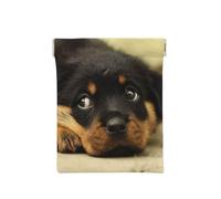 Rottweiler Dogs Cute Dogs Puppy Pets Small, Squeeze Top Wallet Women Storage Bag Small Coin Purse Change Pouch
