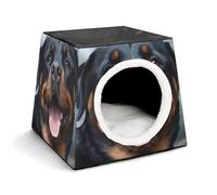 Rottweiler Dogs Tongue Head Pet Hut Comfortable Nest for Pets Space Capsule Warm Soft Indoor Pet Shelter Space Pet House for Indoor Cats Small Dogs and Medium Animal