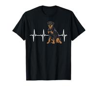 Rottweiler Heartbeat Dog Lover T-Shirt