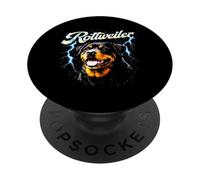 Rottweiler Heavy Metal Dog Rocker Angry Music Concert Punk PopSockets Adhesive PopGrip