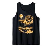 Rottweiler Howling to The Moon Tank Top