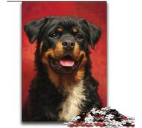 Rottweiler Jigsaw Puzzles for Teenagers 2000 Piece, Suitable for Ages 14 And Up Family Fun It Is Ideal As A Gift for The Whole Family (70x100cm)
