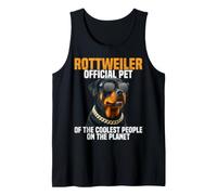 Rottweiler Pet Dog Lover Cool Rottie Tank Top