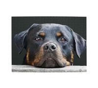 Rottweiler Pets Dogs Rottweiler,500 Pieces Puzzles for Adults-Wooden Jigsaw Puzzle for Adults Elderly