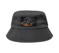 Rottweiler Puppy Pets Small Rottweiler Dogs, Bucket Hat Adult Fisherman's Hat Runner Cap Fisherman Hats Sun Hat