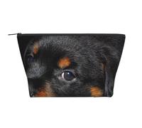 Rottweiler Puppy Pets Small Rottweiler Dogs, Toiletry Pouch Makeup Bag Cosmetic Bag Portable Travel Toiletry Bag