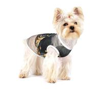Rottweiler Sleeping Dogs Pets Puppies Small,Cotton Sleeveless Pet T-Shirt Soft Stretchy Puppy Breathable Vest,M